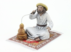 Ver Ficha de Beduino fumando en pipa 12 cm.
