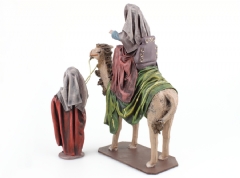 Grupo Reyes Magos en camello 14 cm. (6 piezas)