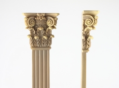 Columna corintia adosada