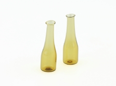 Botellas cristal ámbar con tapón (Bolsa 2 UNI.)