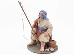 Cestero - pescador 12 cm.