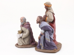 Ver Ficha de Grupo Reyes Magos adorando 9 cm. (2 piezas)