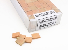 Ver Ficha de Baldosa loza rústica 1,7 x 1,7 cm. (Caja 140 UNI.)