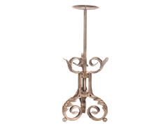 Ver Ficha de Candelabro Navidad dorado antiguo 41 cm.